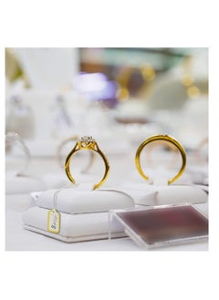 Y&D 500 Pcs Jewelry Price Tags with String Attached, Paper Labels, Display Clothing Label, Writable Price, Marking Strung Elastic and Reinforced Eyelet, Gold  - Image 5