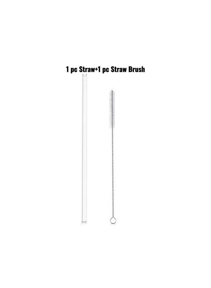 Stanley 1 transparent Tritan food grade drinking straws, suitable for Stanley 40 oz and 30 oz tumbler, Also Suitable for Hot Tea, Juice, and Coffee - 12 Inches Long with 1 Cleaning Brushes - Image 1