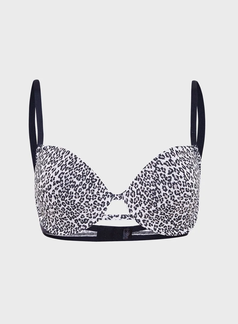 La Senza Printed Underwire Balconette Bra