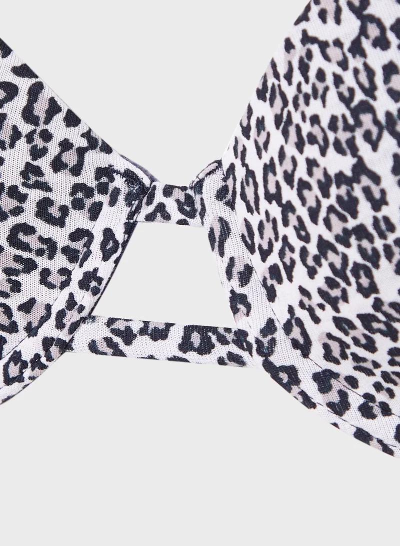 La Senza Printed Underwire Balconette Bra