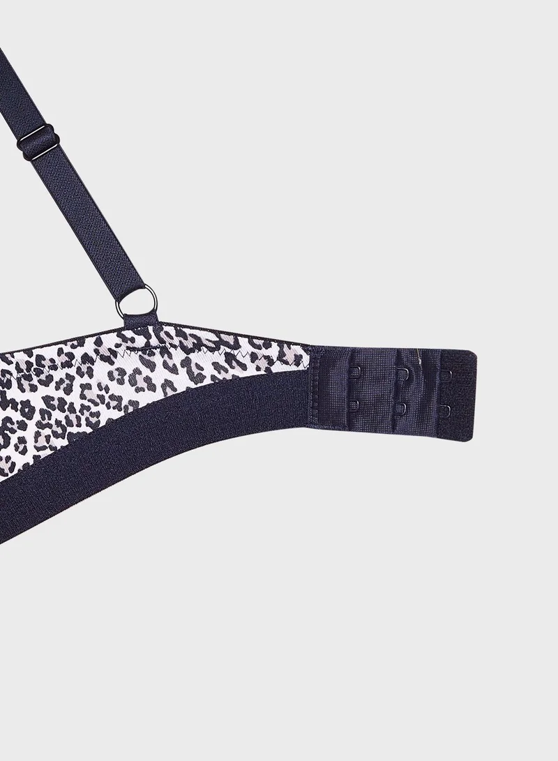 La Senza Printed Underwire Balconette Bra
