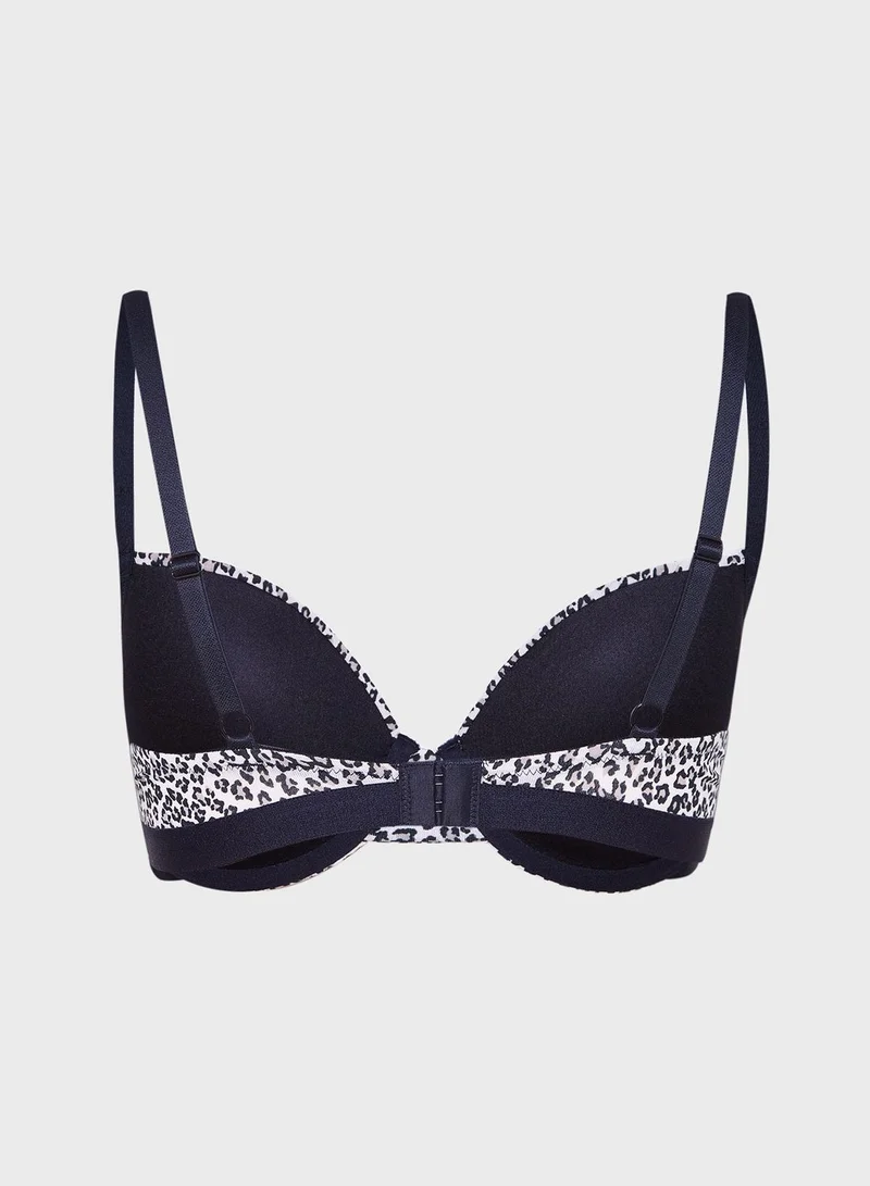 La Senza Printed Underwire Balconette Bra