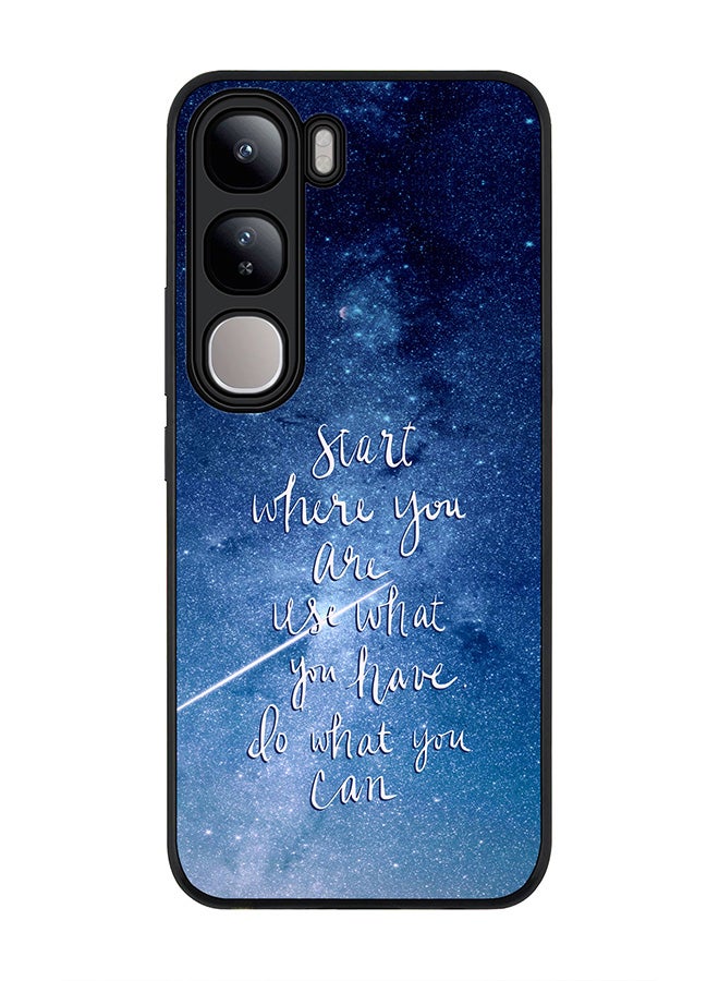 Stylizedd غطاء لجهاز vivo V40 Lite، حماية كاميرا نحيفة، غطاء هاتف مضاد للصدمات - ابدأ، استخدم، افعل - Image 1