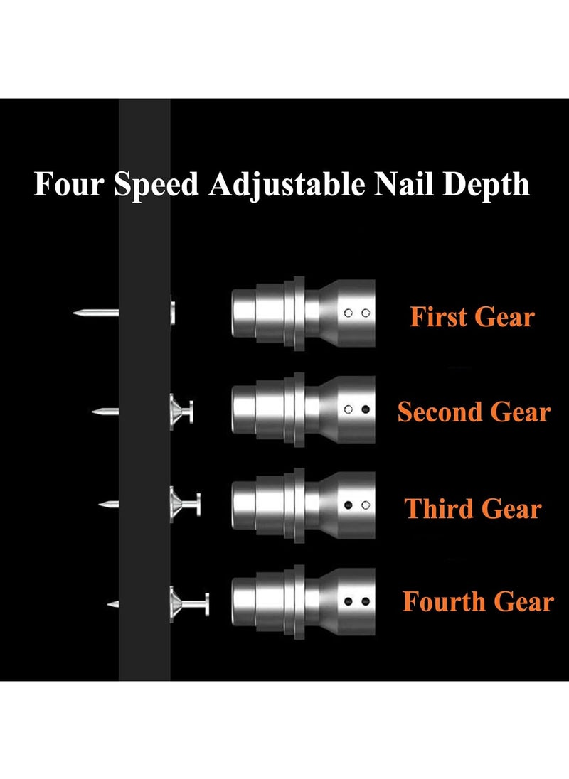 Generic - Steel Nails Gun Tool, Nail Shooting Machine with 40 Round Nails for Penetrate Concrete Wall, Mini Nail Gun Water and Electricity Or Elevator Cable Ducts Can Be Installed, Decorate Home Tools. - Image 1