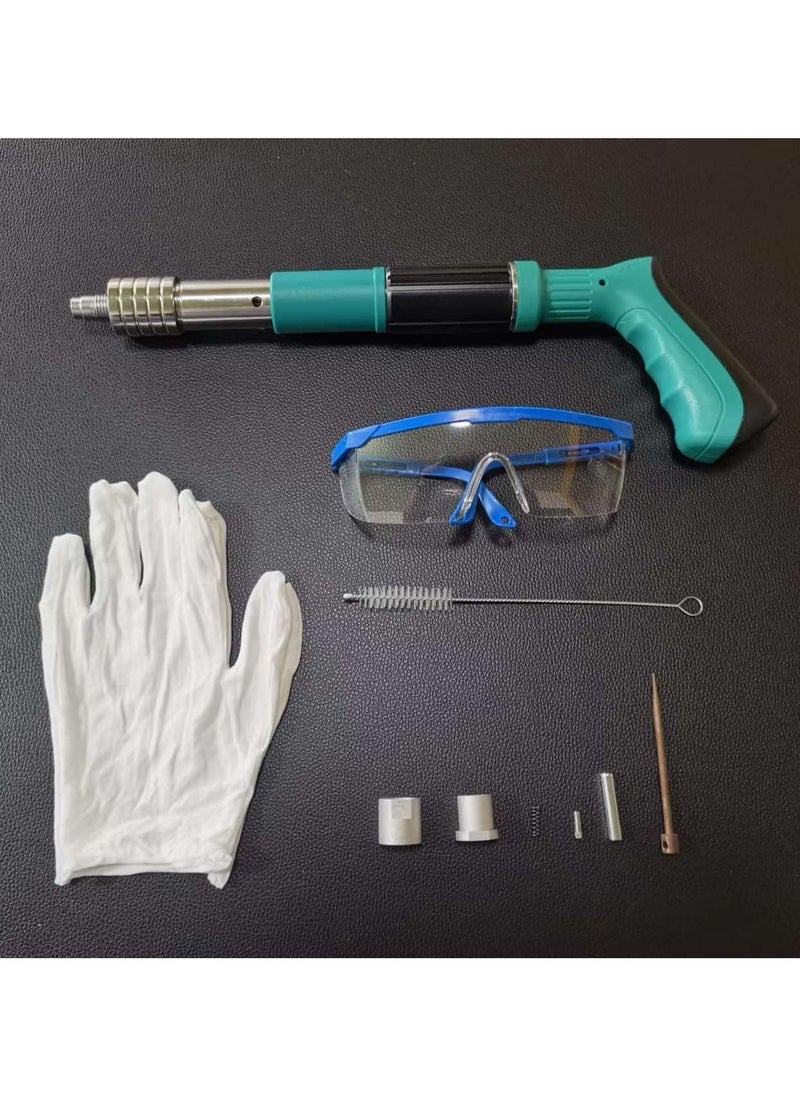 Generic - Steel Nails Gun Tool, Nail Shooting Machine with 40 Round Nails for Penetrate Concrete Wall, Mini Nail Gun Water and Electricity Or Elevator Cable Ducts Can Be Installed, Decorate Home Tools. - Image 1