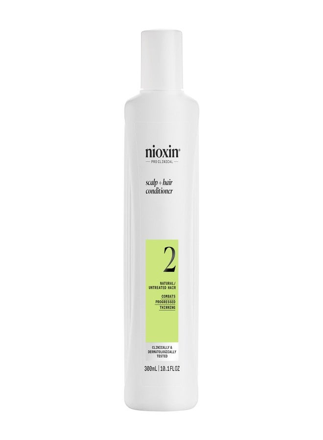 Nioxin Scalp + Hair Thickening System 2 Conditioner | For Natural or Untreated Hair with Progressed Thinning | With Niacinamide and Biotin |10.1 Fl oz. - Image 1