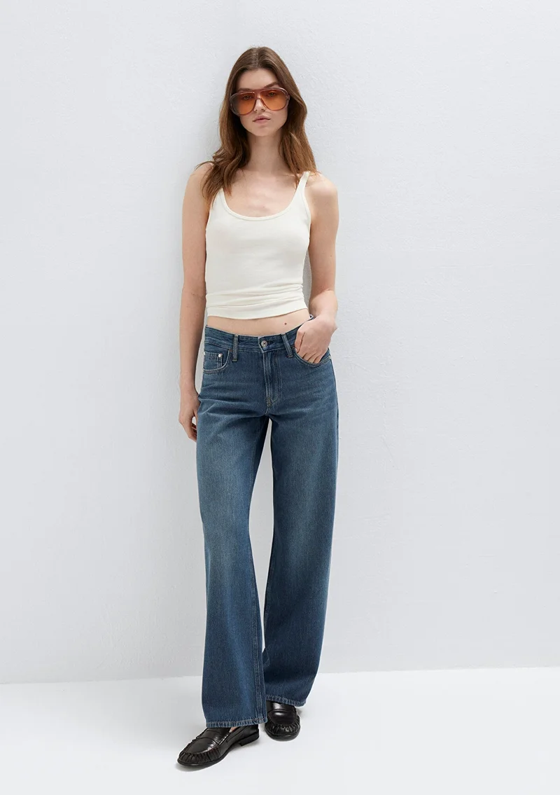 Mavi Lovely Dark Foggy Classic Denim Jean Pants