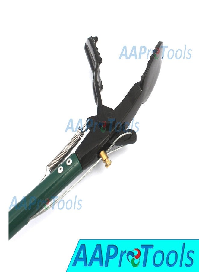 AAPROTOOLS 30" Snake Tongs Reptile Grabber Rattle Snake Catcher Green Wide JAW HANDLING Tool A+ Quality - Image 3