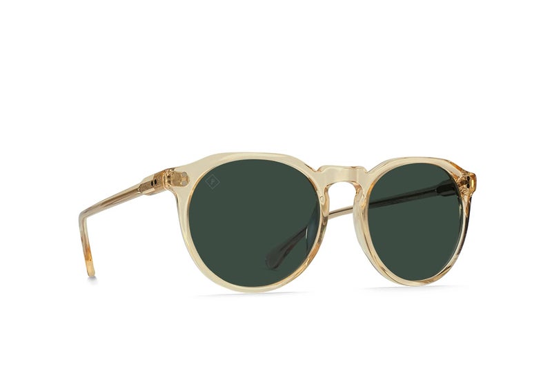 Raen Remmy 49 Polarized Round Sunglasses, Champagne Crystal, 49 mm - Image 2