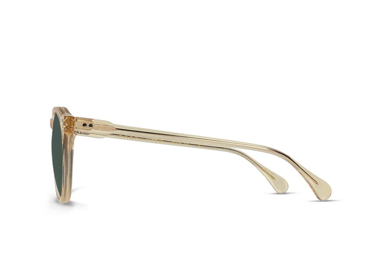 Raen Remmy 49 Polarized Round Sunglasses, Champagne Crystal, 49 mm - Image 3