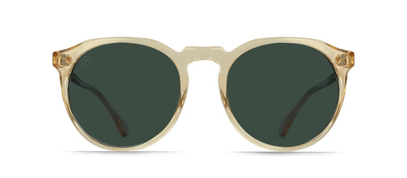 Raen Remmy 49 Polarized Round Sunglasses, Champagne Crystal, 49 mm - Image 1