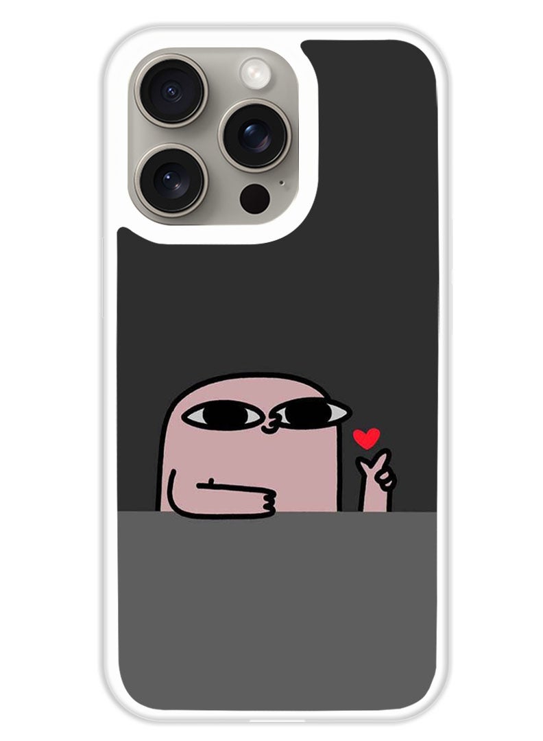 Theodor Protective Case Cover For APPLE IPHONE 15 Pro Snap (White Bumper) - Image 1