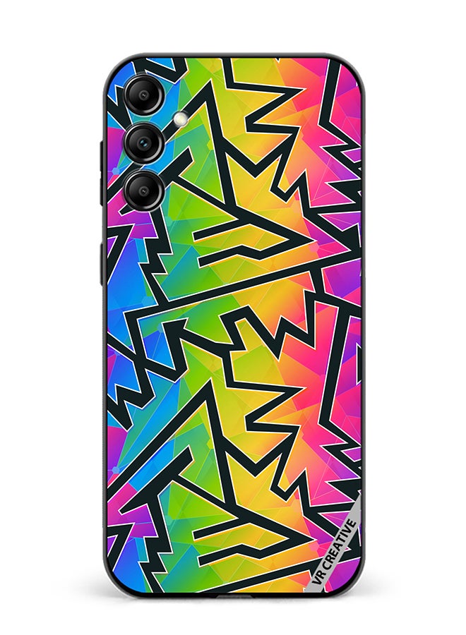 VR CREATIVE Protective Case Cover For Samsung Galaxy A55 Geometric Design Multicolour - Image 1