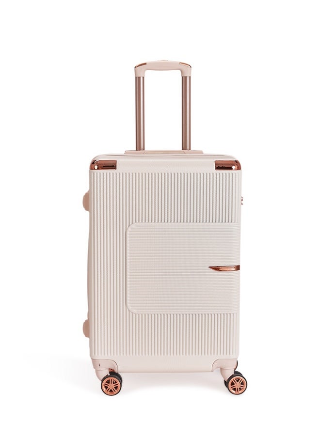 LIMRA Cabin Carry Check-In Luggage Trolley Size 20 inch Beige  - Image 2