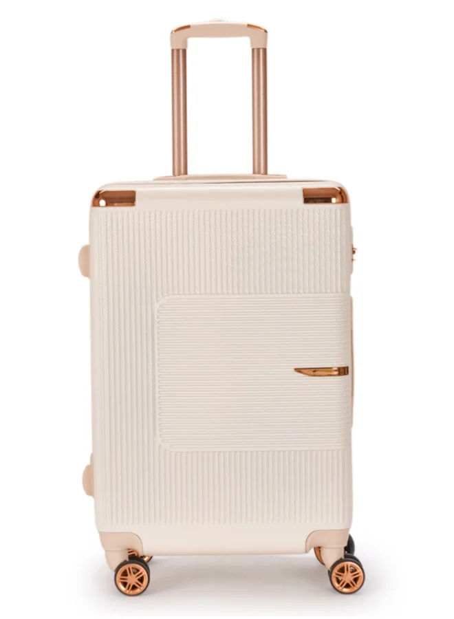 LIMRA Cabin Carry Check-In Luggage Trolley Size 20 inch Beige