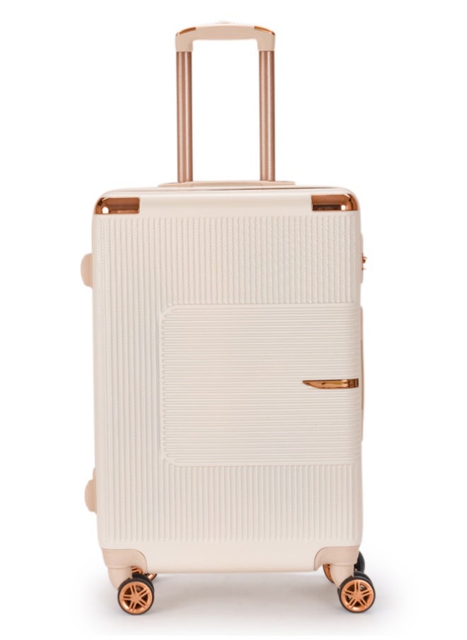 LIMRA Cabin Carry Check-In Luggage Trolley Size 20 inch Beige  - Image 2