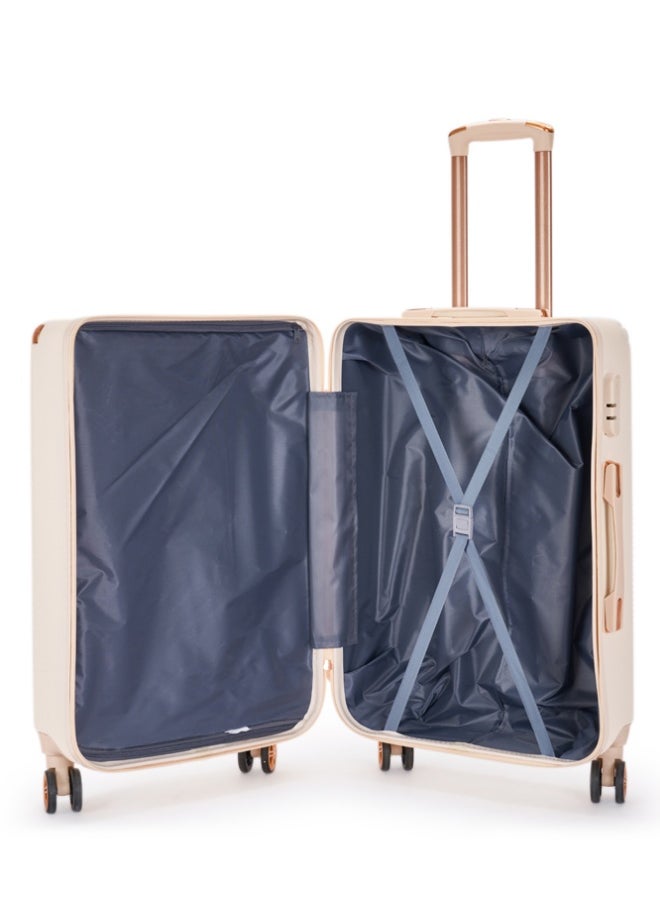 LIMRA Cabin Carry Check-In Luggage Trolley Size 20 inch Beige  - Image 5