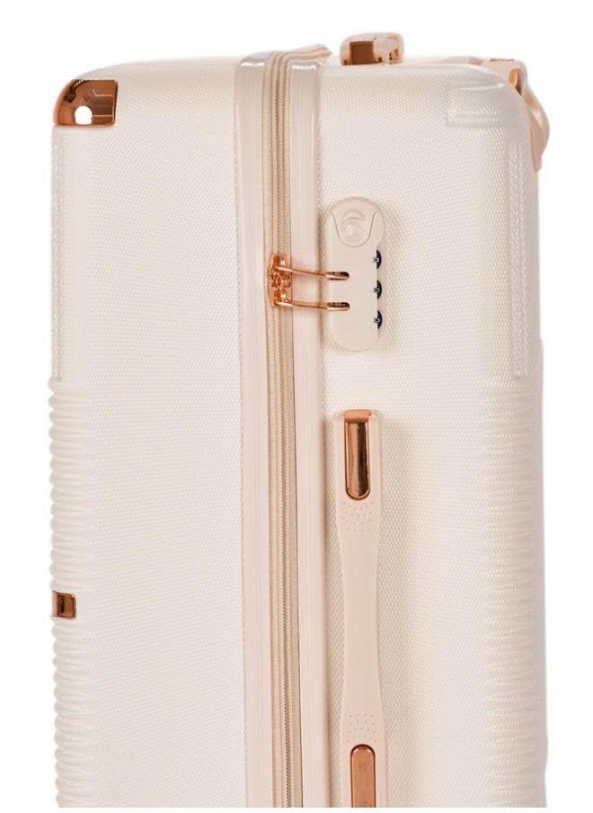 LIMRA Cabin Carry Check-In Luggage Trolley Size 20 inch Beige  - Image 4