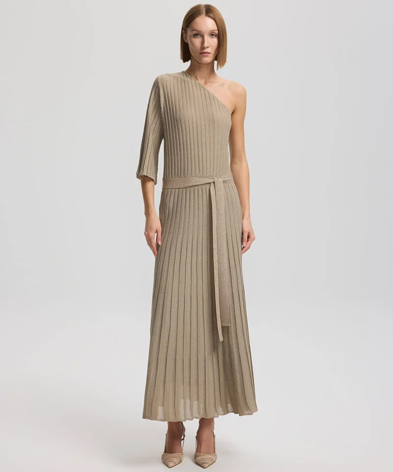 ابيكول Asymmetric Knit Dress