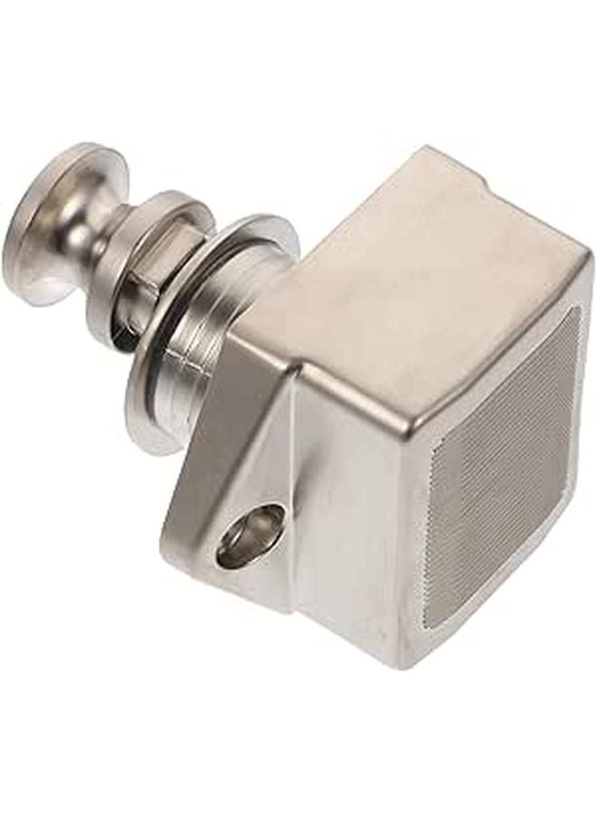 Small Zinc Alloy Button Lock Cabinet Door Catch Pearl Nickel Finish For Furniture And Rv - Image 1