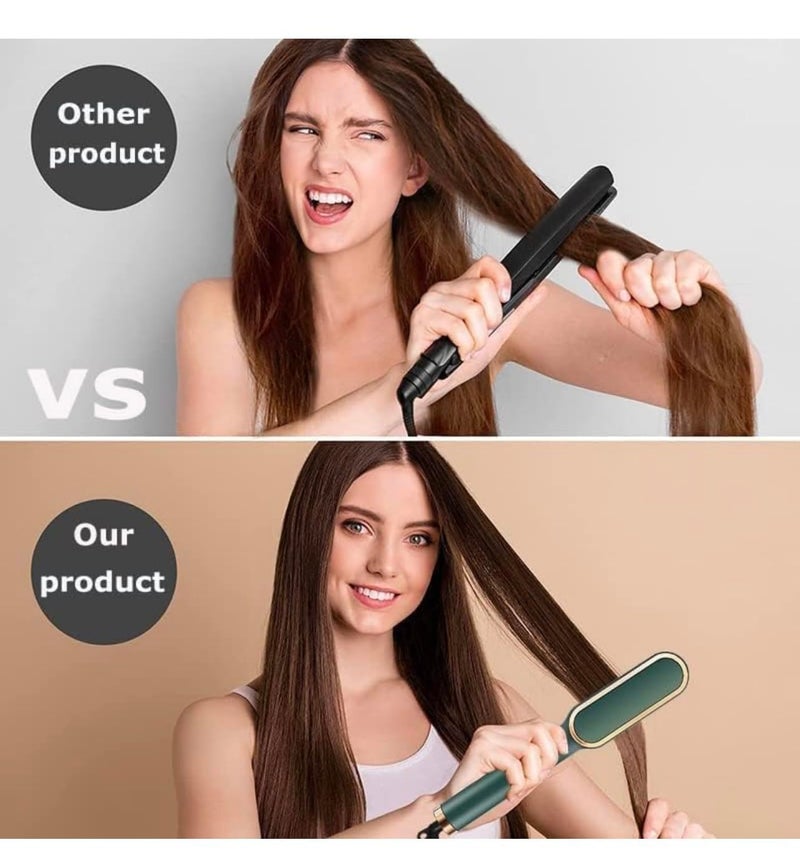 PRITAMA Hair Straightener Comb for Women Men Hair Styler Hair Straightening Iron Straightener Machine BrushPTC Heating Electric Straightener with 5 Temperature Multicolor - Image 4