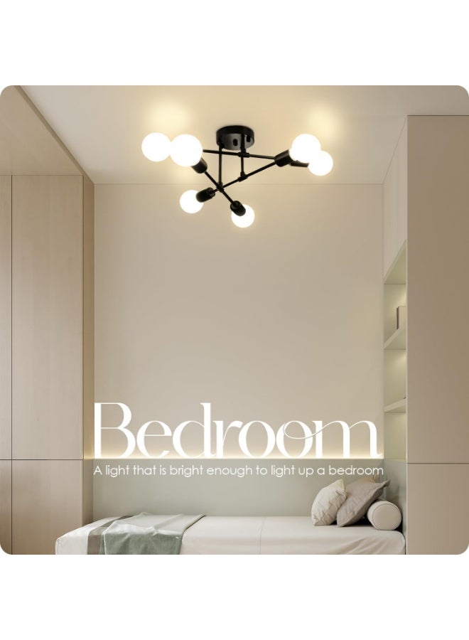 AFN Modern Multi Arm Ceiling Light Fixture with Adjustable Arms, Contemporary Indoor Ceiling Lamp for Living Room Bedroom Dining Area, Energy Efficient Decorative Lighting for Home and Office - Image 5