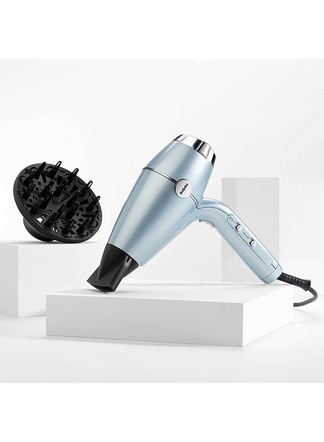 BaByliss DC Hair Dryer 2100w | Advanced Plasma Ionic Technology & Lightweight For Easy Handling| Super HtDC Motor With 2.5m Swivel Ball Cord |Salon-quality Results At Home| D773DSDE Blue - Image 4