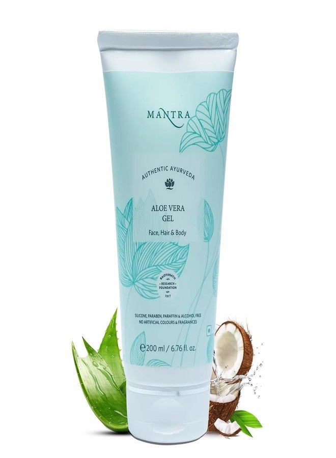 Mantra Herbal Aloe Vera Gel for Face, Hair & Body - 200ml - Image 1