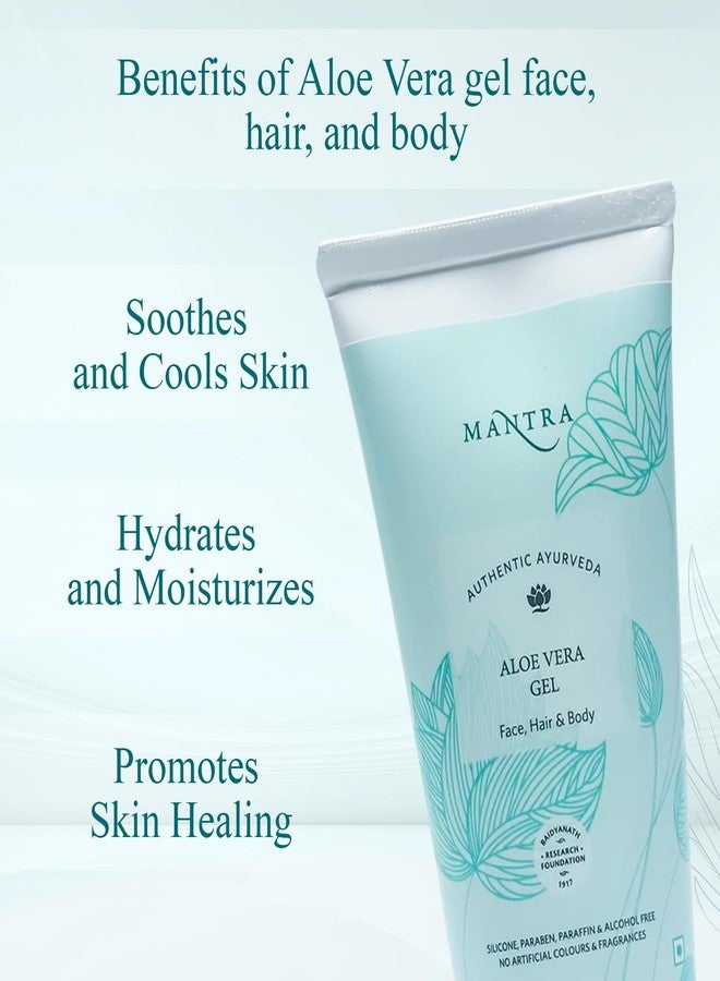 Mantra Herbal Aloe Vera Gel for Face, Hair & Body - 200ml - Image 2