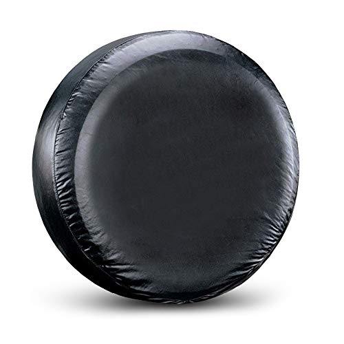 ICWEIMEI Spare Tire Cover Fit for Your SUV, Jeep, RV, Trailer, Truck, Waterproof Dust-Proof PVC Leather Tire Covers (14 inch for Diameter 23.62” - 27.16”) - Image 1