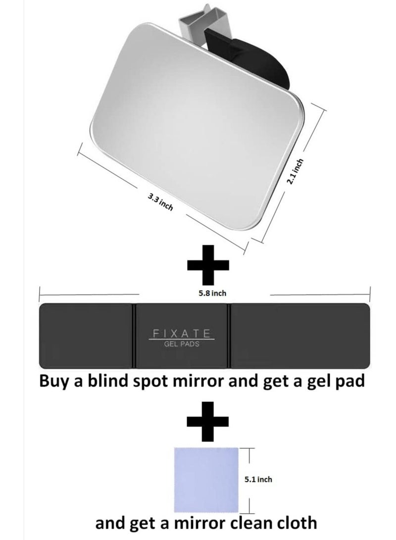 Excefore Blind spot mirror, universal car mirror, safety mirror, driving safety mirror, gift, blind spot mirror, car exterior and female/male interior overtaking mirror - Image 2