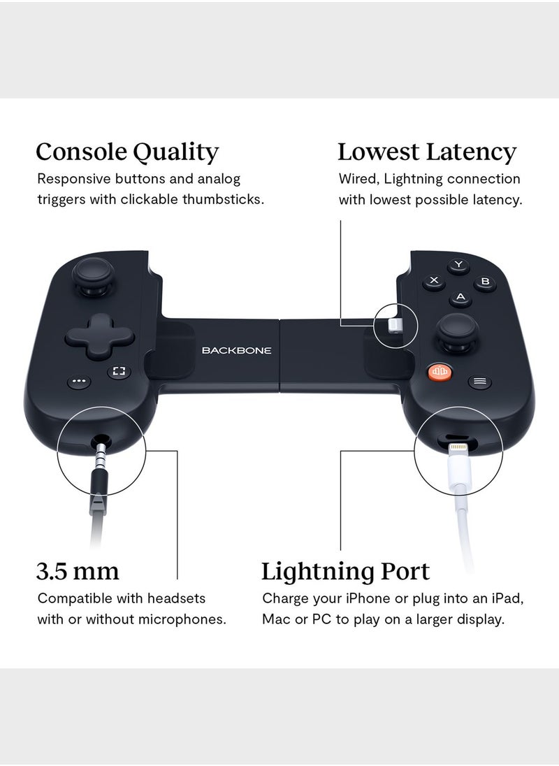 Backbone - Backbone One Mobile Gaming Controller for iPhone - Image 1