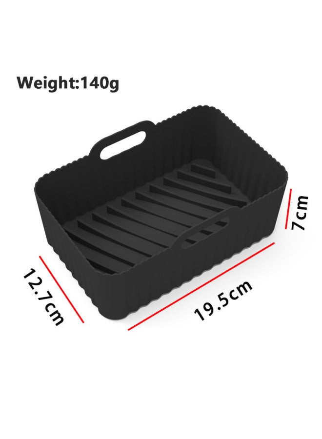 Daily Use Baking Tray/baking Pan For Oven - Rectangular Black Non-stick Coating Tray For Baking Various Dishes-Specifications:Rectangular 1 Generation Thick (black) - Image 1