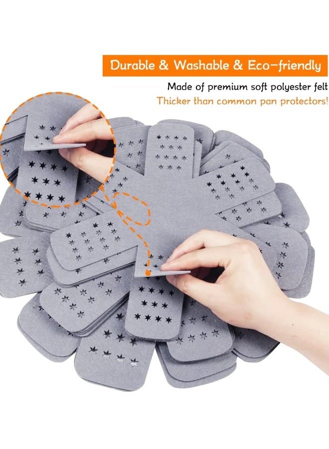 6PCS Thick Star Pattern Pan Pot Protectors 3 Sizes - Image 3