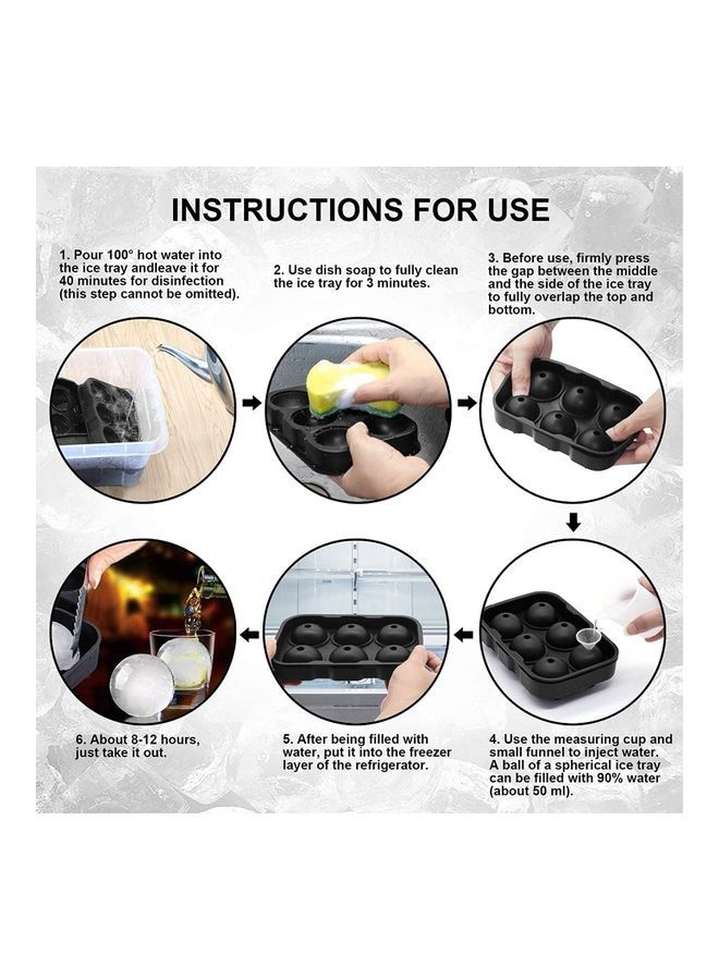 NIBEMINENT Ice Tray B106 Black - Image 5