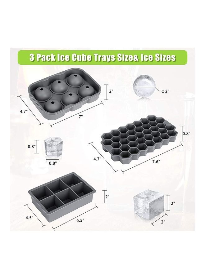 NIBEMINENT Ice Tray B106 Black - Image 2