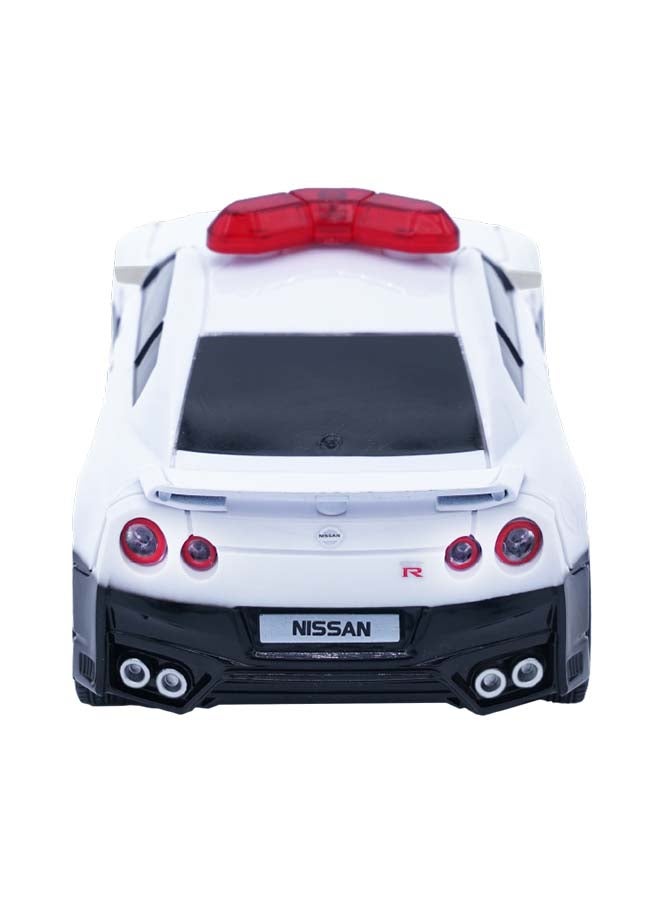 D-Power سيارة RC شرطة طوكيو GT-R مقياس 1:32 - بيضاء | سيارة دورية تحكم عن بعد مع وحدة تحكم 2.4GHz - Image 5