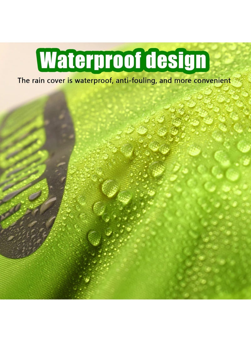 SOLARAE Bike Helmet Cover, 2 Packs Waterproof High Visibility Reflective Bike Helmet Cover Bicycle Helmet Rain Cover with Reflective Strip - Image 4