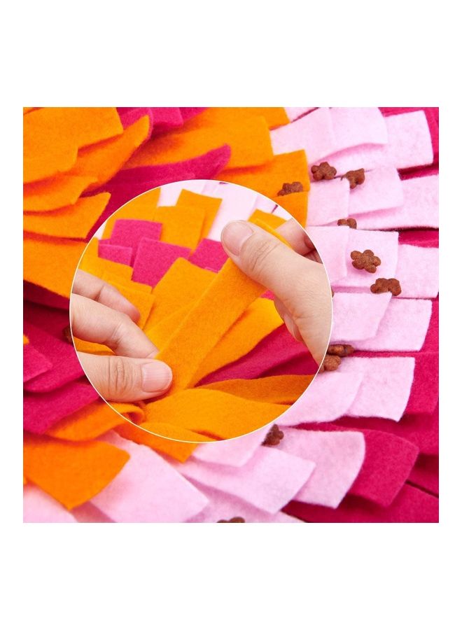 NIBEMINENT Pet Snuffle Feeding Mat Multicolour 71 x 71cm - Image 4