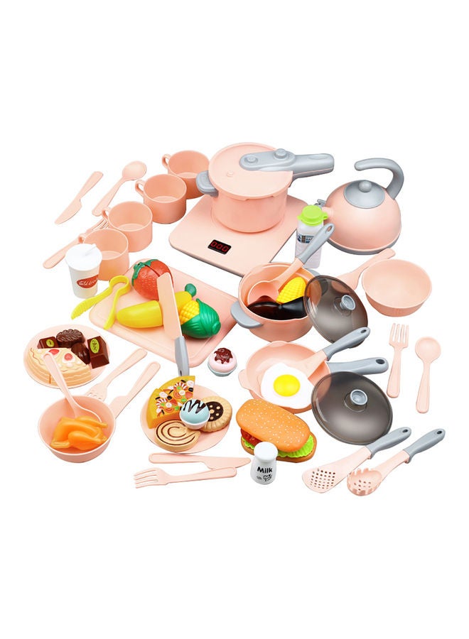 Kidle 54-Piece Simulation Cooking Kitchen Set - Image 1