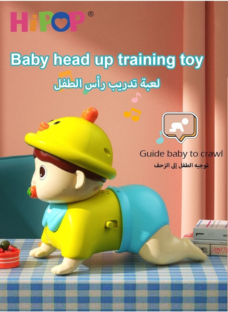 HIPOP - Baby Toys Musical Crawling Baby Toys, Electric Crawling Infant Toys, Early Learning Educational Toy , Infant Tummy Time Toys for 18 Months - Image 1