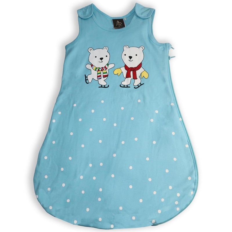 Adhigams New Born Baby Jolly Bear Stylish Cotton Sleeping Bag for Baby boy and Girl | For 0 to 12 Months (Pack of 1) - Image 1
