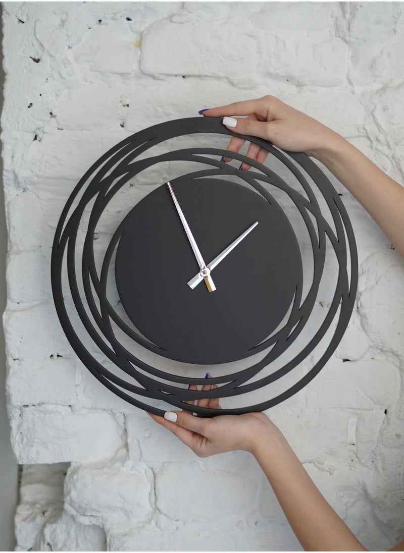 Home Gallery unique rustic clocks for wall Black 