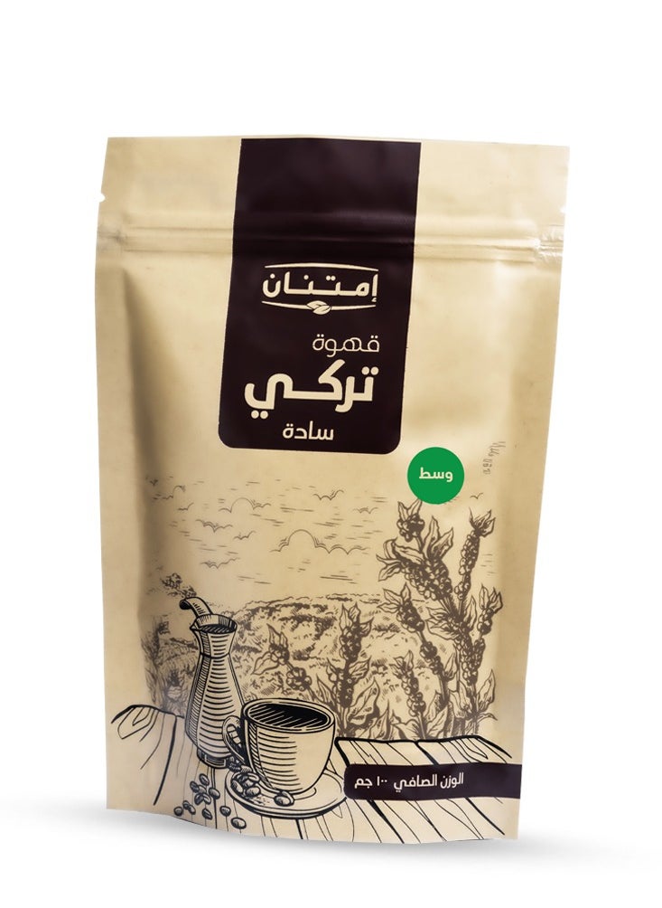 Imtenan Turkish Coffee Middle Plain 100 grams 