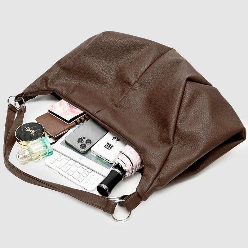 Fashionable Large Capacity PU Shoulder Bag for Women - Image 4