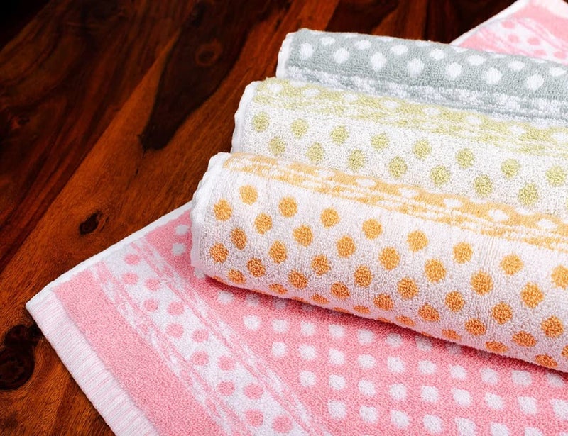AYUS Hand Towels Set of 4 Piece for Kitchen, wash Basin & Gym, Soft & Super Absorbent, 375 GSM, (Size 14 * 21 Inch) (012) - Image 4