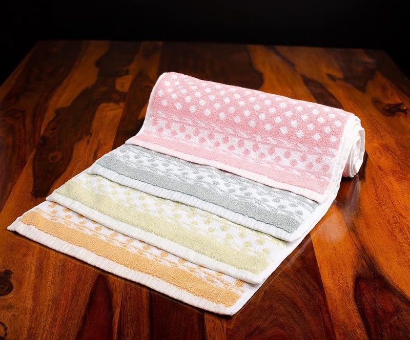 AYUS Hand Towels Set of 4 Piece for Kitchen, wash Basin & Gym, Soft & Super Absorbent, 375 GSM, (Size 14 * 21 Inch) (012) - Image 5