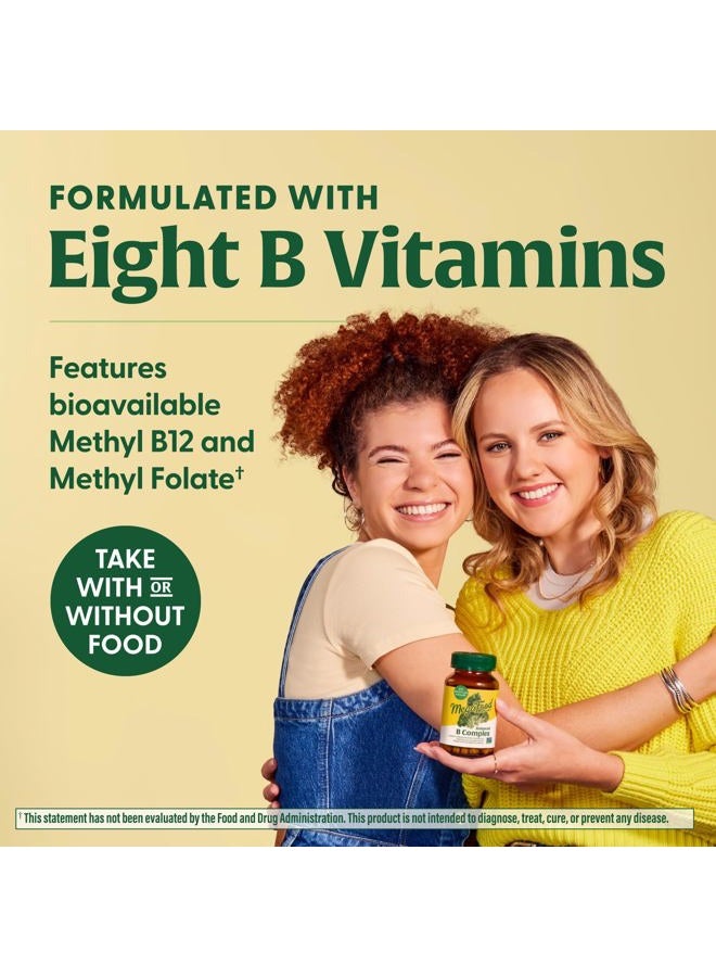 MegaFood Balanced B Complex - B Complex Vitamin Supplement, 8 B Vitamins Including Vitamin B6, Vitamin B12, Folate, Biotin & More, Supports Cellular Energy Production, Vegan, Gluten Free - 90 Tablets  - Image 5