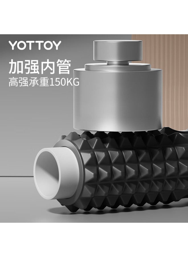 YOTTOY Yottoy Foam Roller Muscle Relaxation Wolf Tooth Stick Solid Massage Stick Foam Rolling Leg Massager Yoga Column 