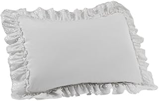 Madison Madison WH Eyelet Pillow Sham, Standard, White  - Image 1